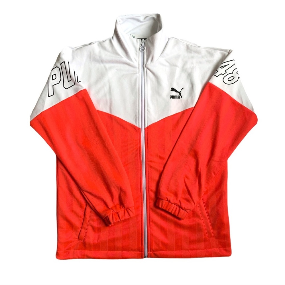 Puma luXTG Jacquard Colorblocked Jacket Size Small